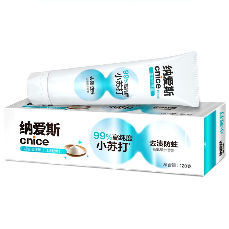 纳爱斯美白含氟去渍小苏打牙膏