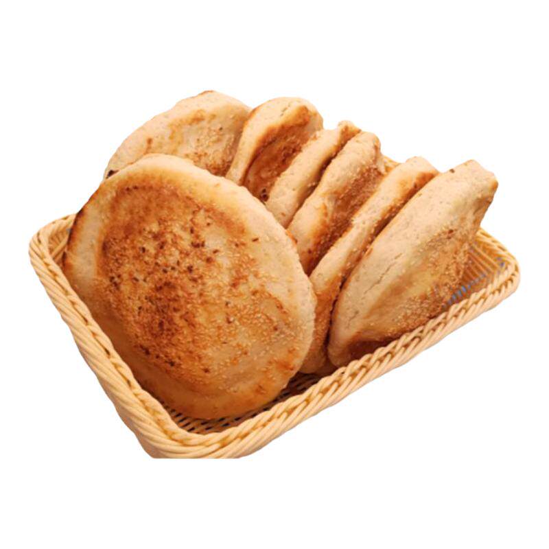 河南烧饼芝麻烧饼农村特产咸香