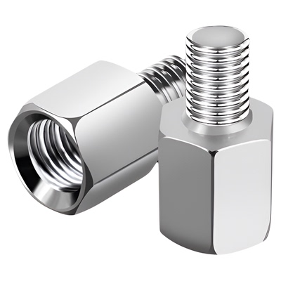 变径内外牙大小头连接螺母螺柱公母转换转接头螺丝6mm转8mmM6转M8