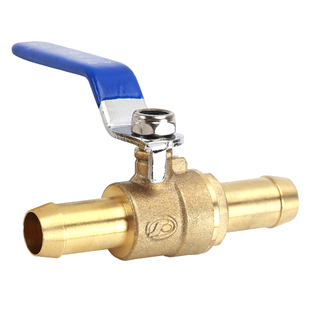 黄铜双宝塔球阀8/10/12/16/19mm三通水管皮管宝塔带开关直通阀门