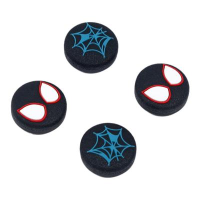 HONCAM PS5游戏手柄漫威蜘蛛侠摇杆帽nspro硅胶按键帽ps4摇杆套保护套