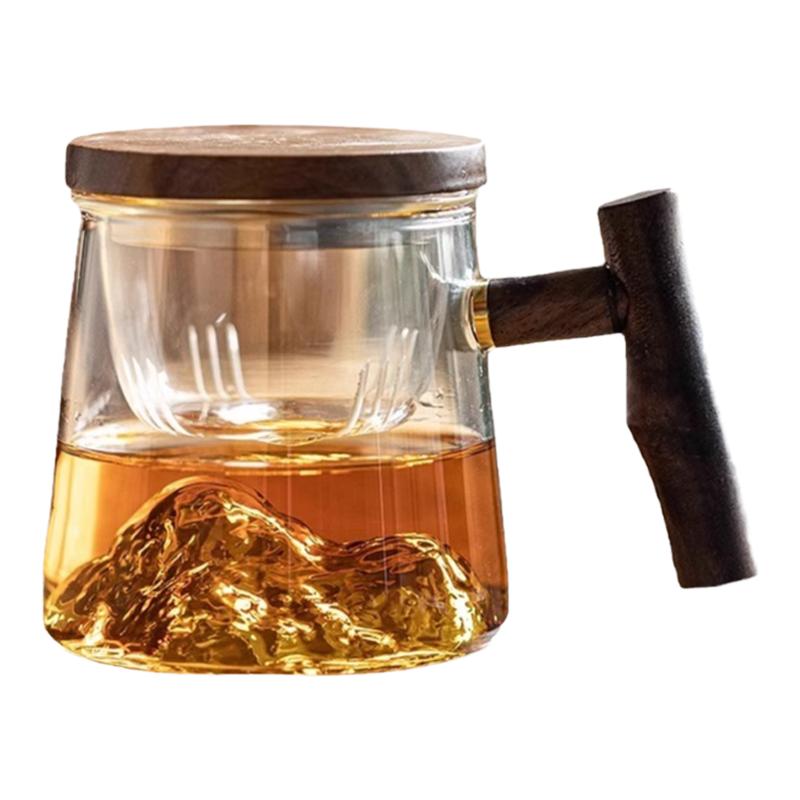 U Mi LIVING · 远山 | 茶具茶杯茶水分离玻璃杯水杯日式风泡茶杯