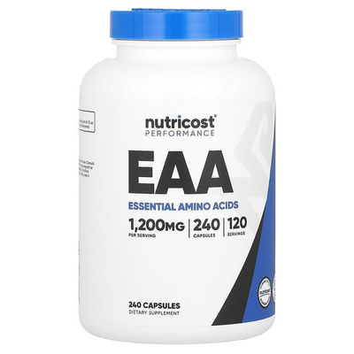 Nutricost必需氨基酸EAA训练前后快速补充肌肉锻炼健身