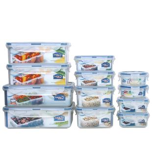 乐扣乐扣保鲜盒塑料饭盒水果盒便当盒食品收纳盒可微波分隔保险盒