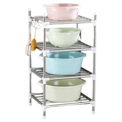 304不锈钢卫生间置物架落