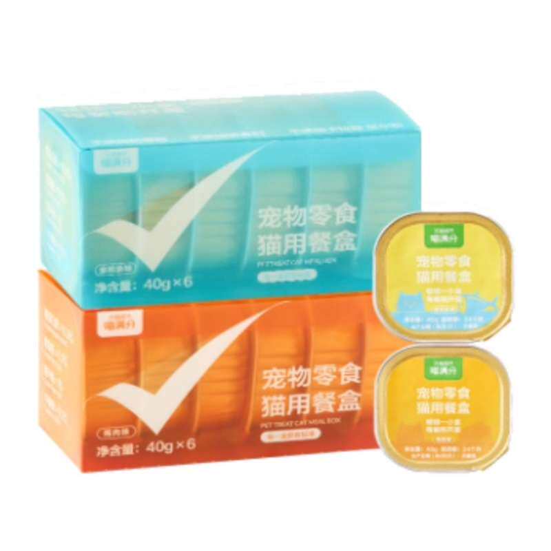 【自有品牌】喵满分幼猫成猫湿粮零食罐头鸡肉金枪鱼味40gx6罐