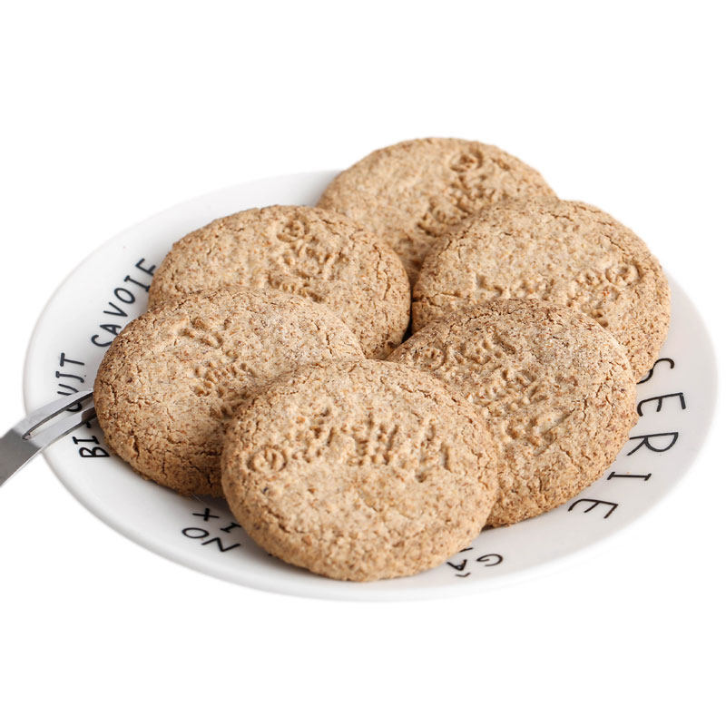 中膳堂高纤燕麦饼干无糖精小零食