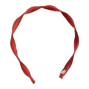 韩系日常外出螺旋细款头箍女2025新款高颅顶压发洗脸发箍简约发卡