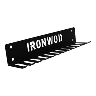 IRONWOD跳绳墙架收纳架拉力带架拉力绳架腰带架墙体弹力带储物架