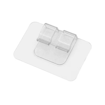 置物架粘钩挂钩卡扣粘贴片强力无痕胶贴墙上免打孔透明承重卫生间