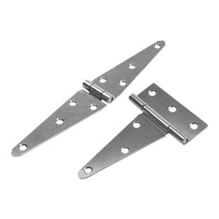 一字加长T型不锈钢合页平开重型加厚人字梯木门铰链篱笆折叠活页