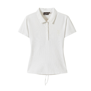Keypote Golf女士高尔夫短袖T恤polo衫夏季修身弹力运动女装上衣