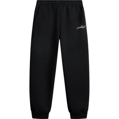 李宁日进斗金女刺绣休闲卫裤