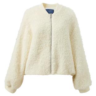 【绵羊毛】三彩2025冬季新款休闲毛呢外套毛绒单面呢宽松M