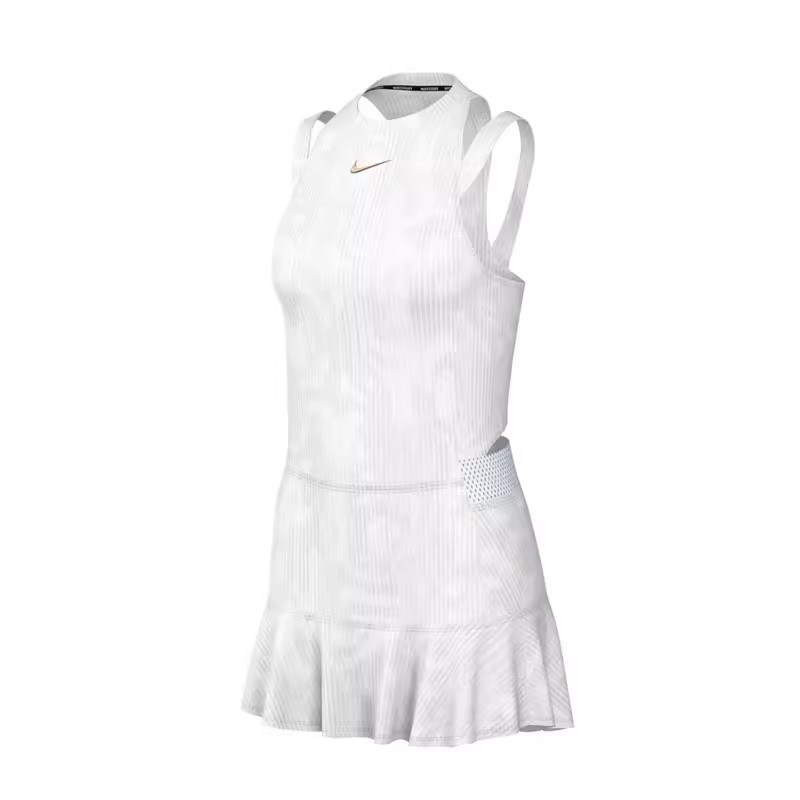 Nike耐克女子连衣裙2025美网新款速干网球裙连身裙HJ8297 DX1428
