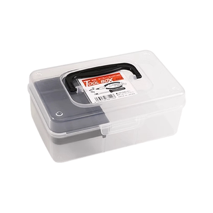 日本进口家用药箱小型日常药品收纳盒迷你便携手提急救箱透明双层