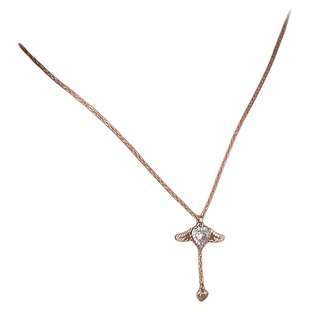 丘比特之心项链小众气质ins锁骨闺蜜百搭轻奢爱心送女友生日礼物