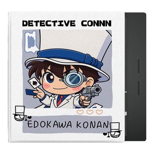 适用文石leaf5柯南leaf3怪盗基德poke6s小白马5s阅读器tab8c磁吸Note电子书潮BOOX保护套Page电纸书x5s保护壳