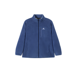 拓路者童装抓绒衣男童摇粒绒保暖外套儿童春秋款加绒加厚立领衣服