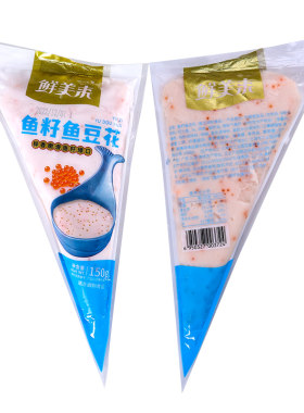 鲜美来鱼籽鱼豆花火锅豆捞食材