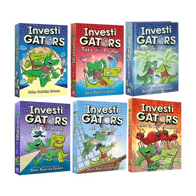 鳄鱼侦查员全彩漫画书英文原版