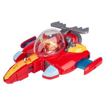 鹿战队玩具车变形太空船小鹿公仔