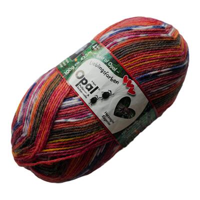 4001色德国Opal 爱色彩系取自大螃蟹身上色彩的袜子毛衣线