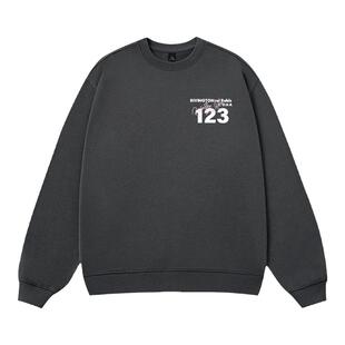 RRR123 X CPFM圆领卫衣男春秋款长袖宽松套头潮流休闲t恤上衣ins