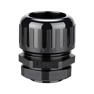 高品质PA尼龙浪管接头IP68防水电缆配件穿线波纹管固定格兰头阻燃