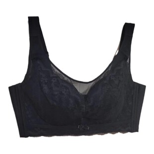 大码C精品聚拢收副乳薄防下垂上托抹胸舒适无钢圈56古蒂花文胸罩