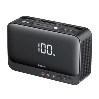 倍思车载应急启动电源充气泵