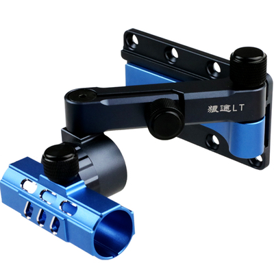 狼途钓箱配件转角万向拐弯炮台