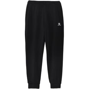 KELME卡尔美休闲运动长裤男2025秋冬针织加绒校服裤束脚直筒卫裤