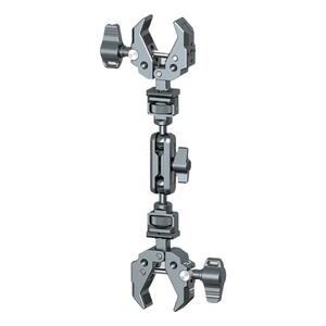 铝合金多功能云台摄影支架配件单反相机通用U型大力夹卡钳魔术臂手机直播拓展多机位配件