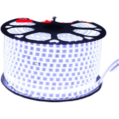 led灯带七彩变色跑马220V条100米