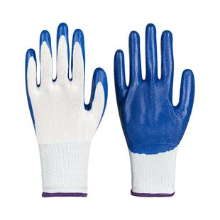 右手手套单只左手手套劳保耐磨工作橡胶丁腈工地干活防水防滑透气