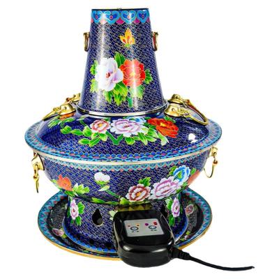珐琅彩纯铜老北京电碳两用