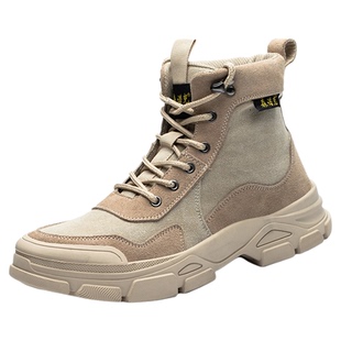 2025新款森诺克劳保鞋男款女士冬季高帮工作鞋防砸防刺穿加绒棉鞋