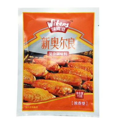 味肯滋新奥尔良烤鸡翅70g*3包