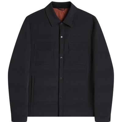 劲霸男装秋冬季新款男士轻薄衬衫式短款正品羽绒服外套|FRDE3306