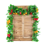 仿真水果藤条葡萄叶假花藤蔓饭店室内吊顶空调管道装饰品绿植蔬菜