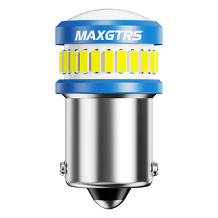 大透镜LED流氓倒车灯泡汽车改装12V24V超亮强光辅助信号灯1156T20