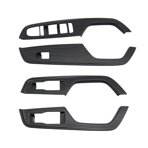 适用比亚迪汉DMI原车木纹内饰EV专用中控饰板排挡面板改装饰贴片