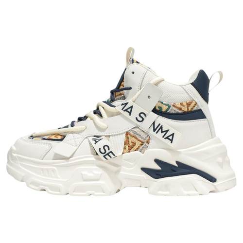 森马男鞋2025新款冬季加绒保暖棉鞋增高青少年百搭运动休闲老爹鞋