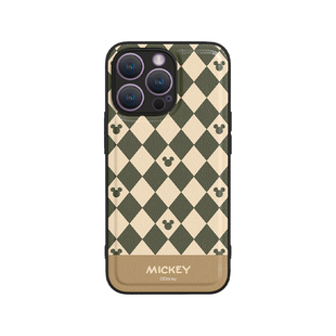 苹果14手机壳迪士尼iphone18promax新款菱格16pro高级感13卡通米奇15复古小羊皮ip17全包镜头xr防摔11女适用
