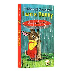 I Am a Bunny 我是一只兔子iamabunny系列 richard scarry 英文原版儿童 早教启蒙纸板书 金色斯凯瑞童书 感受四季变化 0-3岁