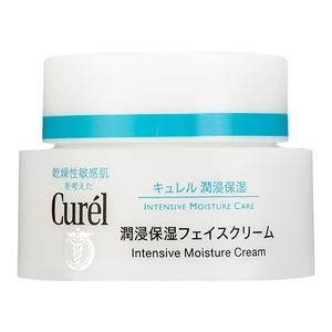 Curel珂润面霜女保湿补水滋润干皮嫩肤修护敏感肌男士乳液lesuoo