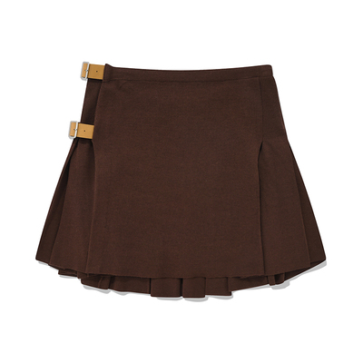 kirsh短款百褶半身裙少女洋气