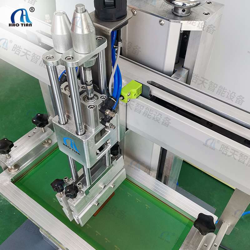 晧天定制自动丝网印刷机小型 分装瓶手印台丝印机玻璃瓶丝印机