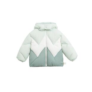 whitewheat儿童2025冬季新款防寒服厚男女童冬天连帽羽绒外套防风